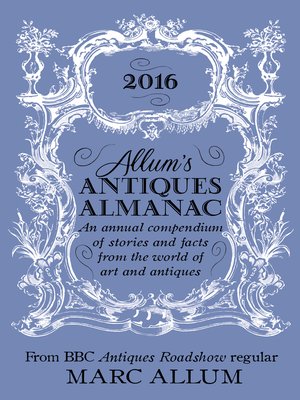 cover image of Allum's Antiques Almanac 2016
